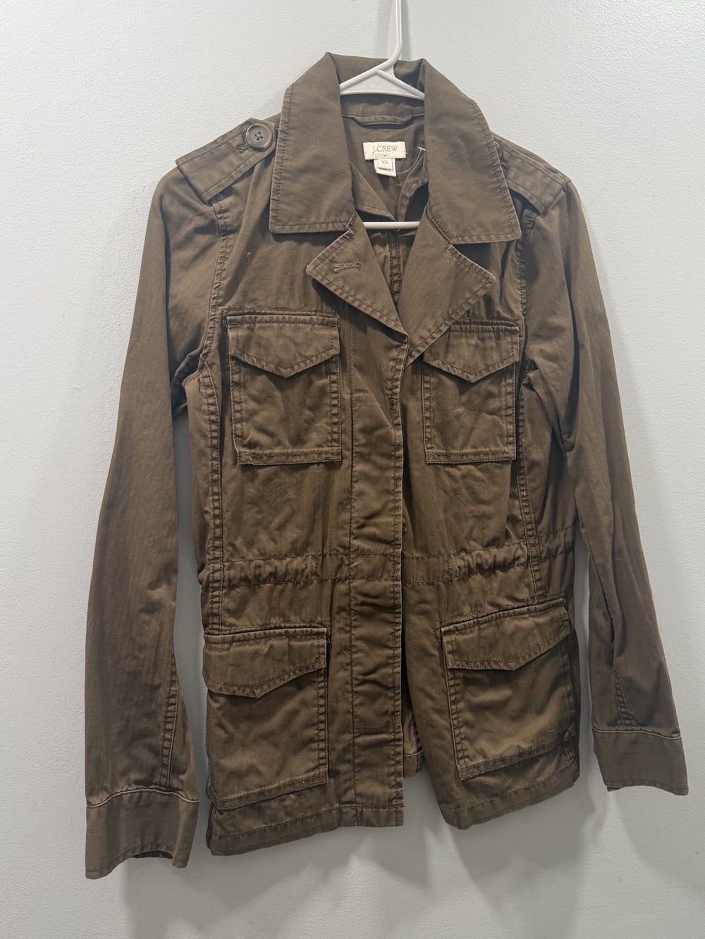 J. Crew Military-Style Field Jacket in Olive size XS Womens